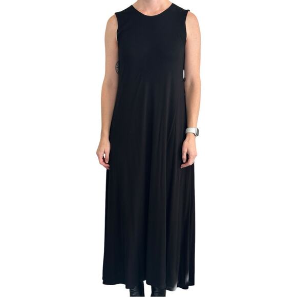 The Row Jersey Knit Maxi Dress Black Sleeveless size XS - Picture 1 of 11